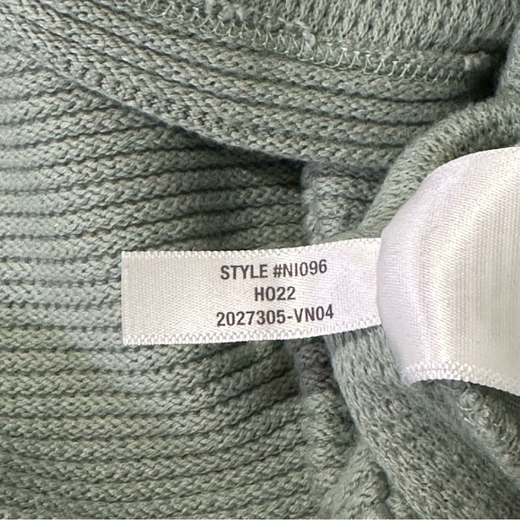 Madewell Women’s M Sage Funnelneck Drop-Shoulder Knit Sweater Top Style#NI096 - Picture 7 of 8